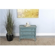 Sunny Designs Marina Green Sea Grass Wood End Table