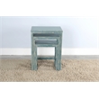 Sunny Designs Marina Sea Grass Solid Wood and Veneers Nesting Table