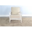 Sunny Designs Marina Mid-Century White Sand Chair