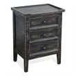 Sunny Designs Marina Black Sand Wood End Table