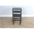 Sunny Designs Marina Black Sand Solid Wood and Veneers Nesting Table