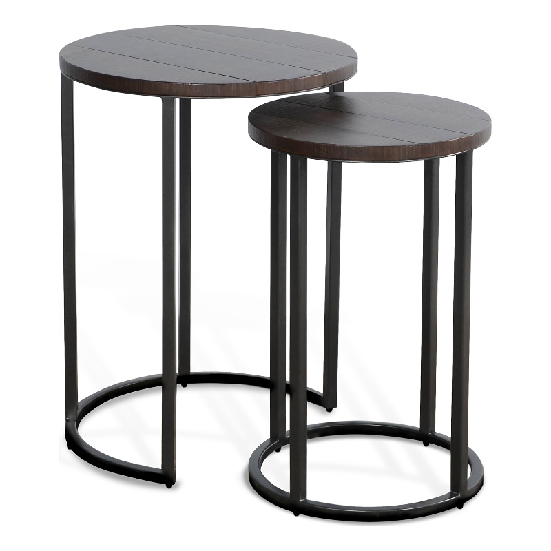 Sunny Designs Round Nesting Side Table Set