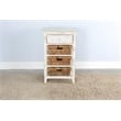 Sunny Designs Marina White Sand Storage Table