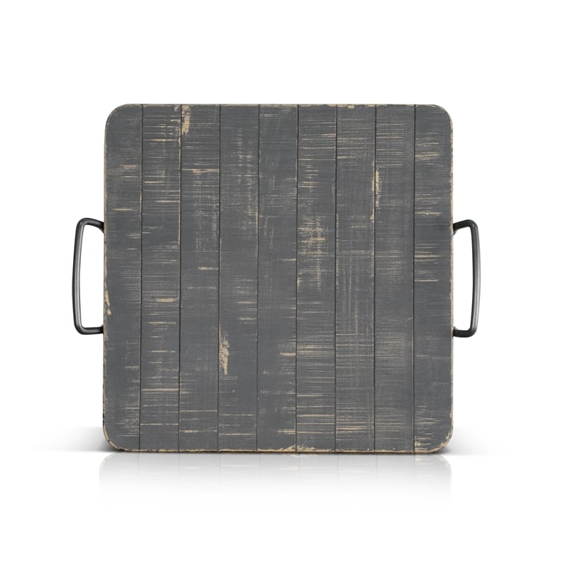 sunny designs marina black sand ottoman tray