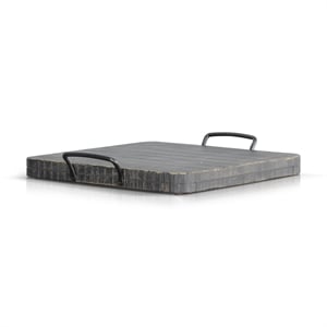 Sunny Designs Marina Black Sand Ottoman Tray