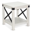 Sunny Designs Bayside White Wood End Table