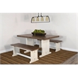Sunny Designs Pasadena Farmhouse Wood Dining Bench