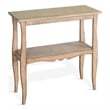 Sunny Designs Marina Oak Beach Pebble Solid Wood and Veneers Side Table