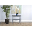 Sunny Designs Marina Ocean Blue Solid Wood and Veneers Side Table