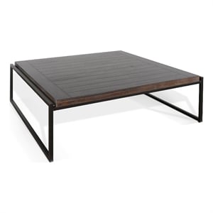 Sunny Designs French Metal Sled Base Coffee Table