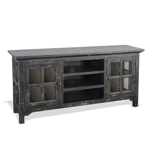 Sunny Designs Marina 62&quot Black Sand TV Console