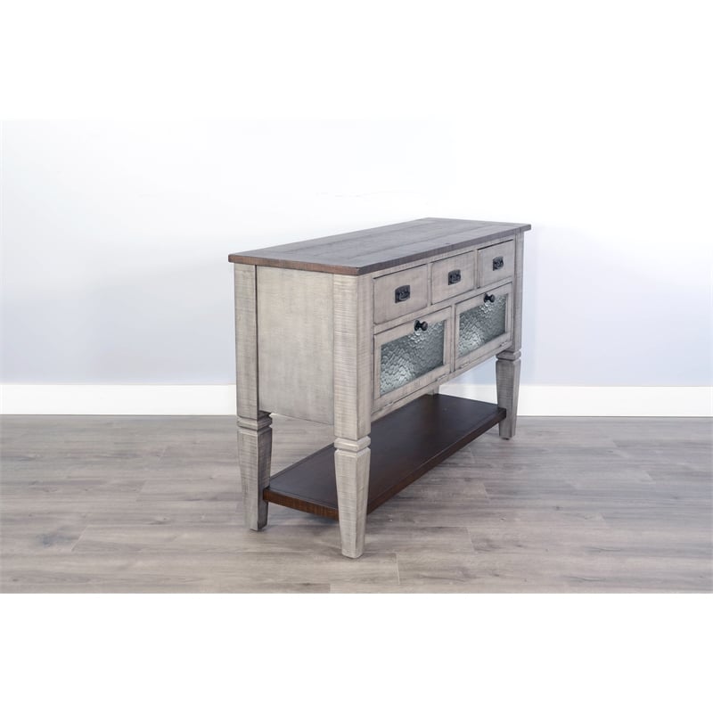 Sunny Designs Homestead Hills Alpine Grey Wood Server