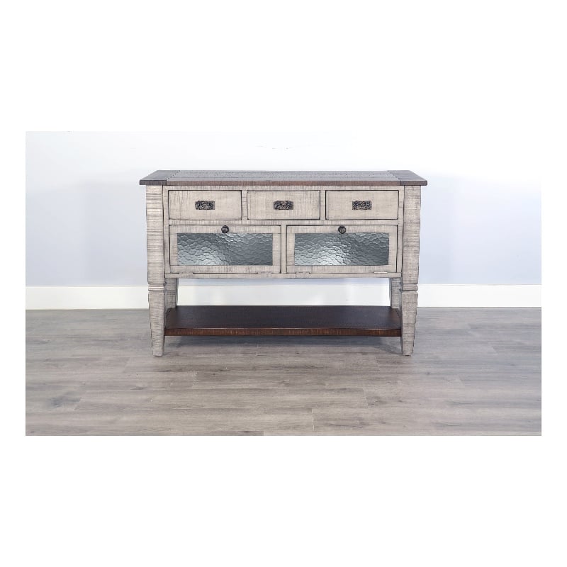 Sunny Designs Homestead Hills Alpine Grey Wood Server