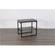 Sunny Designs French Metal Sled Base Chair Side Table