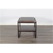 Sunny Designs French Metal Sled Base End Table