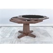 Doe Valley Reversible Wood Game and Dining Poker Table in Buckskin Natural