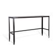 Sunny Designs San Diego Metal & Solid Wood Sofa Table in Brown