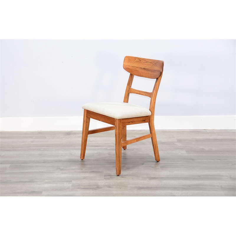 Sunny Designs Mid Century Cinnamon Wood Dining Chair (Set of 2)