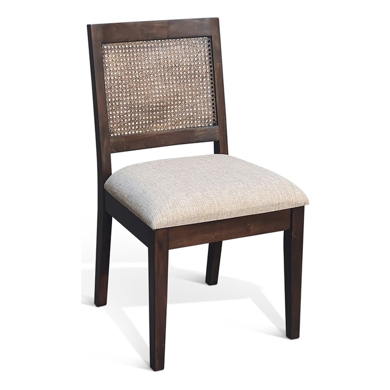 Sunny Designs Cane Back Coffee Brown Dining Chair (Set of 2)
