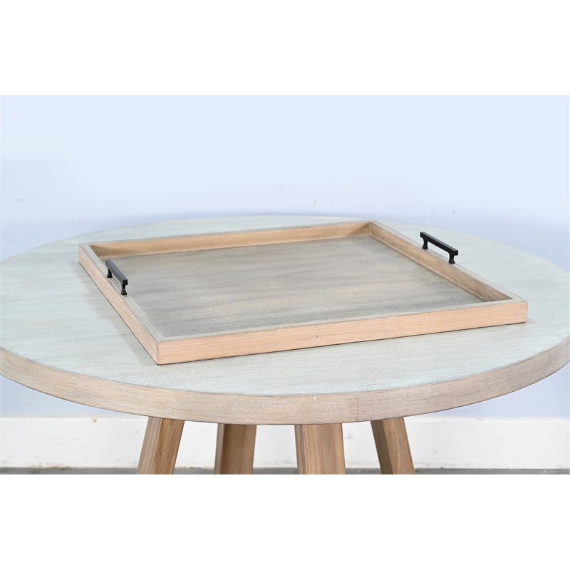 Sunny Designs Wheat Square Tessa Ottoman Tray