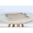 Sunny Designs Wheat Square Tessa Ottoman Tray