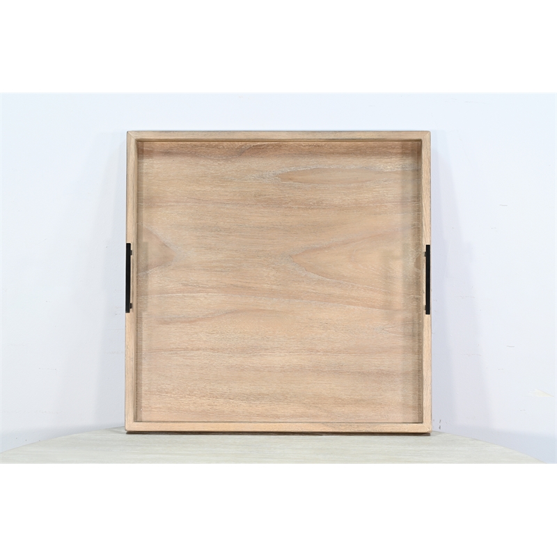 Sunny Designs Wheat Square Tessa Ottoman Tray