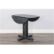 Sunny Designs Black Sand Drop Leaf Table