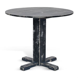 Sunny Designs Black Sand Drop Leaf Table