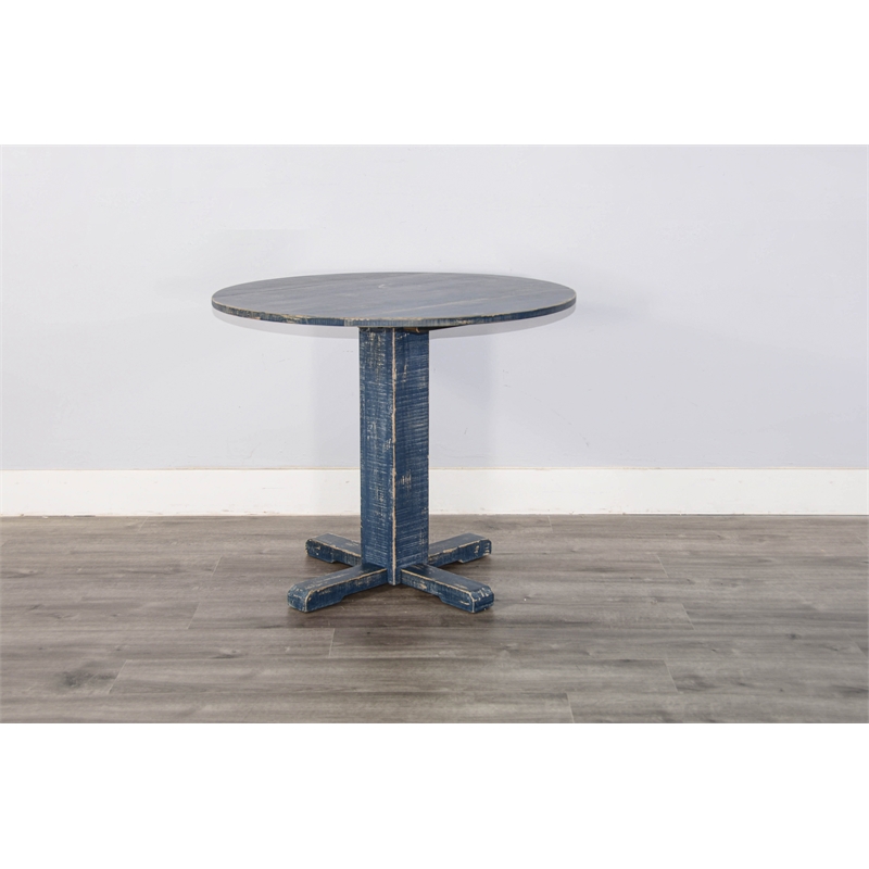 Sunny Designs Ocean Blue Drop Leaf Table