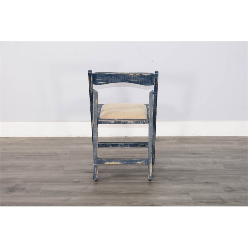 Sunny Designs Distressed Folding Wood Dining Chair (Set of 2)