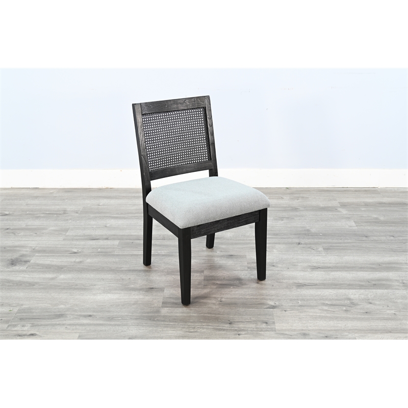 Sunny Designs Cane Back Cushion Seat Chair (Set of 2)