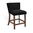 Sunny Designs Gibson Black Cushion Counter Stool (Set of 2)