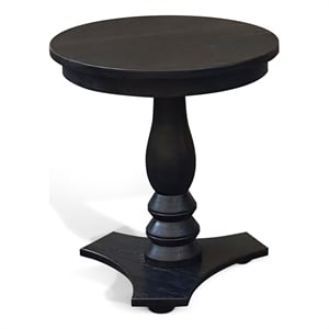 Sunny Designs Bijou Round Wood Accent Table