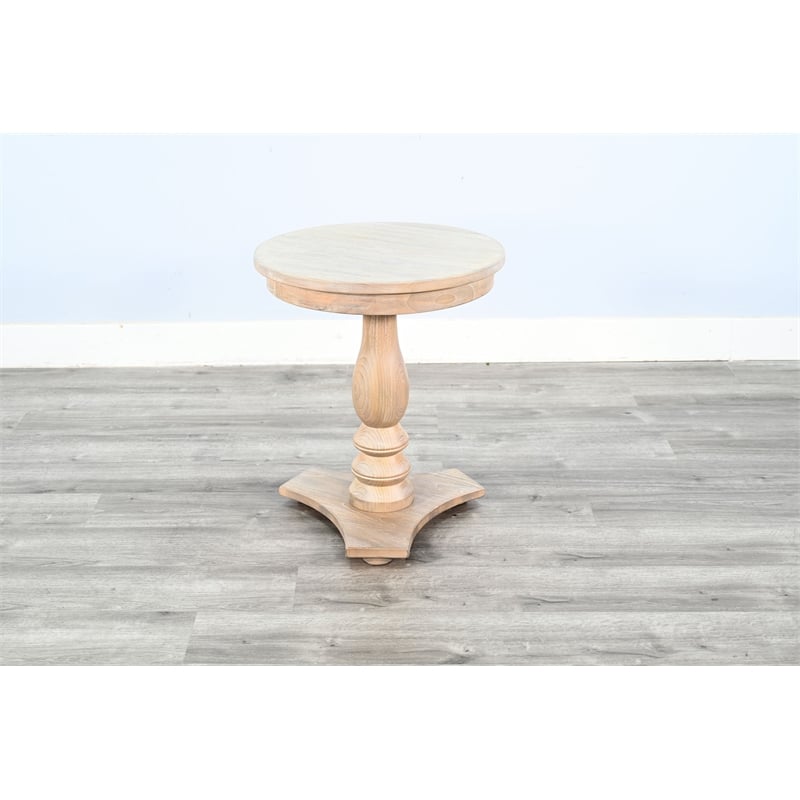 Sunny Designs Bijou Round Wood Accent Table