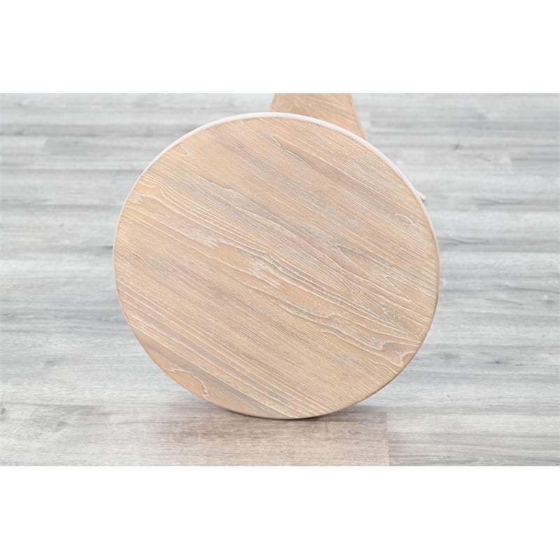 Sunny Designs Bijou Round Wood Accent Table