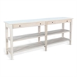 Sunny Designs Wide Wood Sofa Console Table
