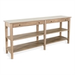 Sunny Designs Wide Wood Sofa Console Table