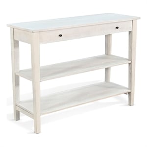 Sunny Designs Small Wood Tier Shelf Console Table