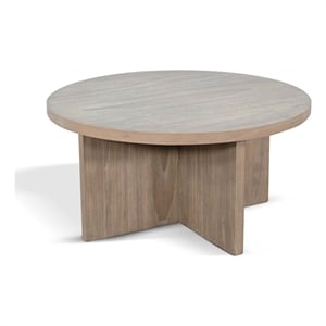 Sunny Designs Round Large Wood Accent Table