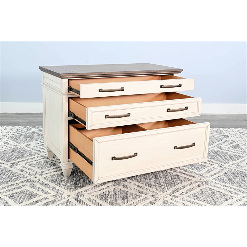 Sunny Designs Lateral Two Tone File Cabinet