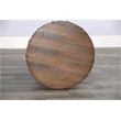 Sunny Designs Round Industrial Barrel End Table