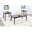 Sunny Designs Mid-Century Coffee Brown Chair Side Table