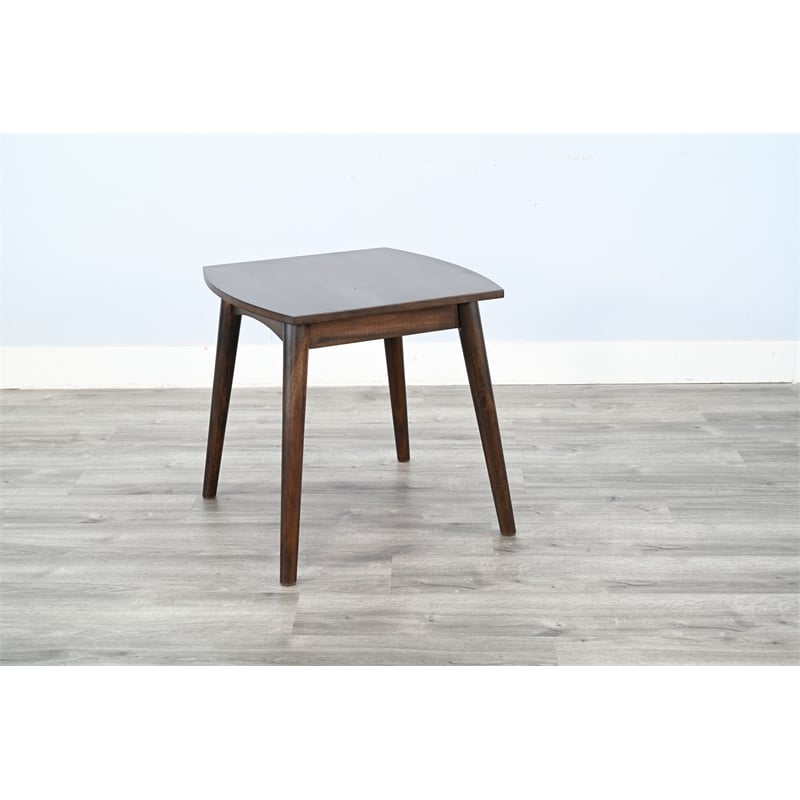 Sunny Designs Mid-Century Coffee Brown End Table