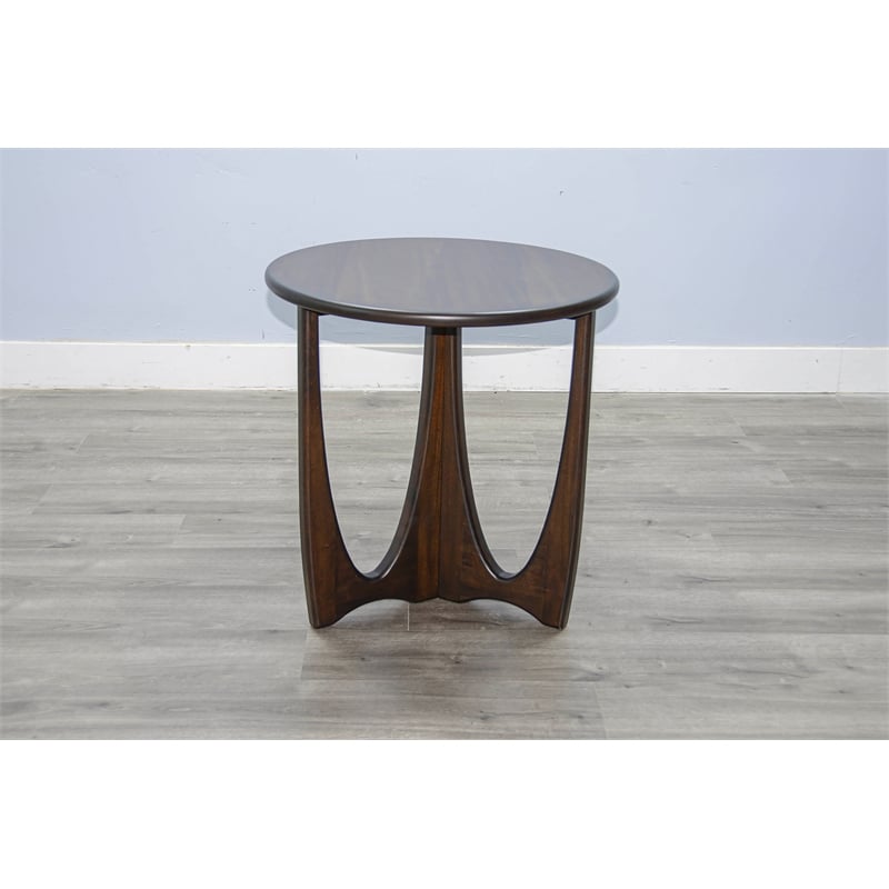 Sunny Designs Sinatra Coffee Brown End Table