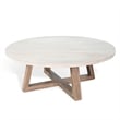 Sunny Designs Rowan Round Wood Coffee Table