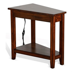 Sunny Designs Dark Chocolate Chair Side Table
