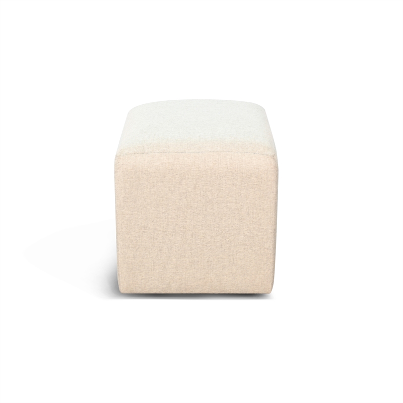Sunny Designs Gibson Ottoman Cushion Stool with Casters