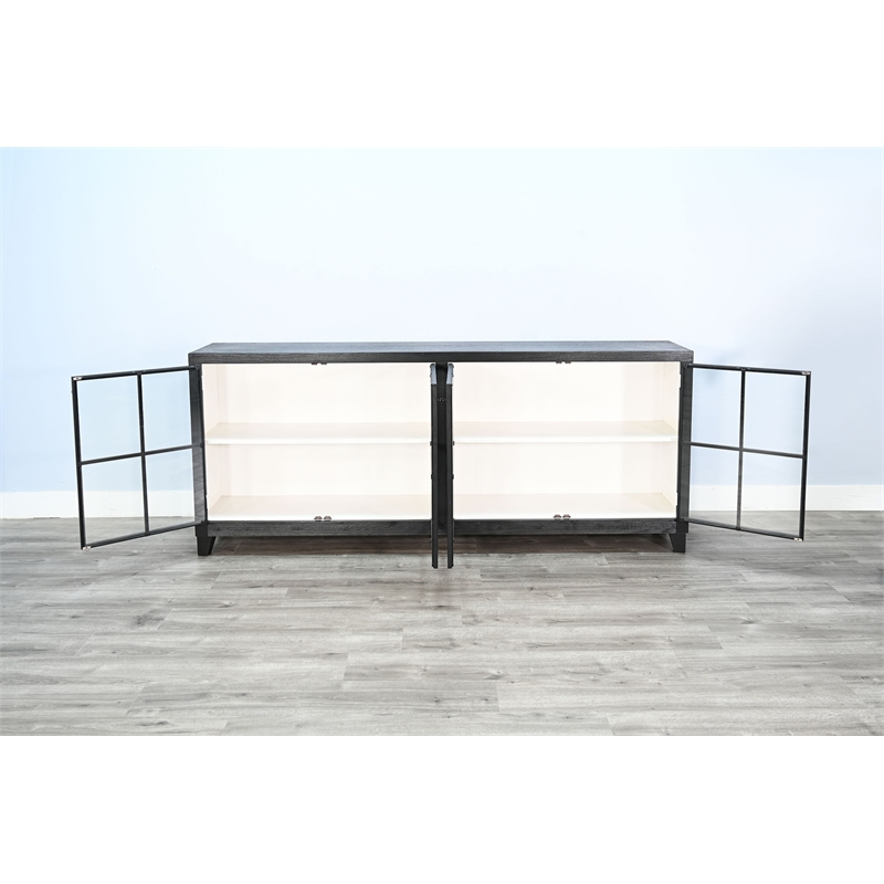 Sunny Designs Ryan Industrial Long Accent Cabinet