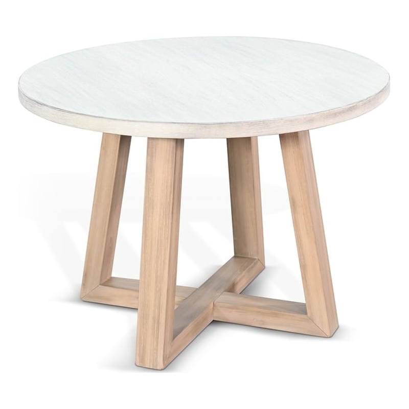 Sunny Designs Rowan Modern Rustic Round End Table