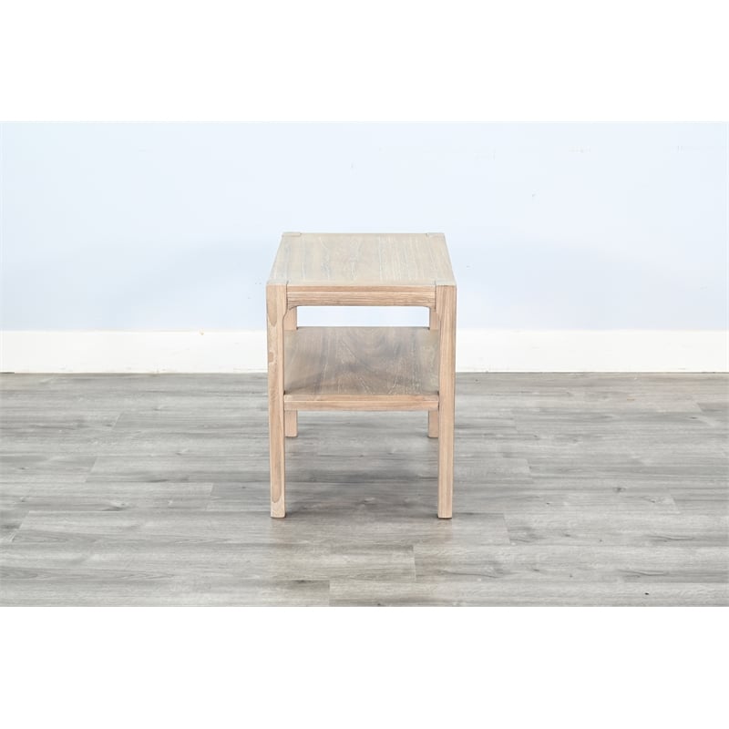 Sunny Designs Wheat-Finish Chair Side Table